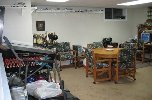 Finished Basement Rec Room